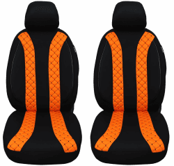 BREMER SITZBEZÜGE Maß Sitzbezüge Schonbezüge für Mazda CX-5 2. Gen. N305 N305 Schwarz/Orange