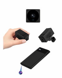 WIWACAM 2K Mini Kamera, 5000mAh Akku, Bewegungsmelder und lokale AI-Erkennung, microSD-Karte Steckplatz