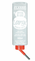Kerbl Kaninchen Tränke Trinkflasche Classic de Luxe für Hamster - 600 ml Nagertränke
