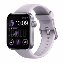 DDXCAW Smartwatch Damen Herren, 1,85" Smart Watch mit Telefonfunktion/Message Reminder, 140+ Sportmodi Impermeabile IP68 Fitnessuhrmit Herzfrequenzmonitor/Schlafmonitor Schrittzähler für iOS Android Violett