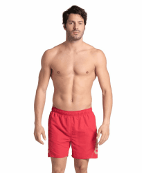 ARENA Herren Fundamentals Logo Boxer R Swim Trunks (1er Pack) 3XL Red-white
