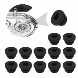 PHATRIP 12 Stück Gummidurchführungen, Gummifüße, Rostgummifüße, Schutzgummidurchführungen für Wohnmobilkocher Kompatibel mit 5 mm Stangen von Dometic, Smev und Thetford 12×Topfträgergummis