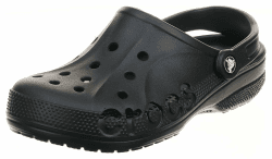 Crocs Unisex Baya Holzschuh 43/44 EU Schwarz