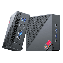 NiPoGi AM06 PRO Mini PC AMD Ryzen 7 5800U(8C/16T, bis zu 4,4 GHz), 16GB DDR4 512GB M.2 SSD Mini Desktop Computer 𝖶indows 11, WiFi 6, Dual LAN, 4K UHD Triple Display Mini-PC mit VESA für Schule/Büro. Ryzen 7 5800U/ 16GB RAM + 512GB ROM