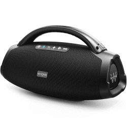300W PEAK 200W RMS Bluetooth Lautsprecher, W-KING Musikbox Groß mit Subwoofer/EQ APP, Laut Tragbare Boombox Super Bass/Schnellladen Bluetooth Box IPX7 Wasserdicht, X20 Outdoor Boxen Gitarre-IN/USB/AUX