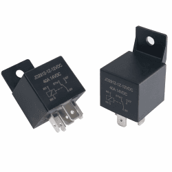 HISports 2 Stück KFZ Relais,12V 40A 5 Pin Auto Relais SPST für Auto LKW Boot Van Motorrad,Schalter und Vorspeisen Motorrelais,JD2912-1Z-12VDC,Umschaltrelais Wechselrelais 12V 40A 5PIN 2 Stück