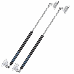ARANA 500MM 445N/45KG Struts Shocks Gasdruckfeder, L-Typ Gasfeder Gasdruckdämpfer Hydraulisch Halterung Für Wohnmobilbett Camper Lkw Boot Wohnmobilfenster Schwer Kiste Deckel Abdeckung, 2 Stück 500mm 450N/45KG