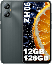 Blackview A52 Pro (12GB+128GB) Smartphone Ohne Vertrag, 5180mAh 90Hz/6.52" HD+ Android 13 Handy günstig, 13MP+5MP Kamera, Octa-Core/Fingerabdruck/3,5 mm Jack/GPS/Dual SIM 4G Simlockfreie Handys Schwarz-A52Pro