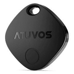 ATUVOS Schlüsselfinder Keyfinder, Smart Air Tracker Tag Kompatibel mit Apple Wo ist? APP (iOS NUR, Android Nicht unterstützt), Bluetooth Key Finder für Gepäck, Brieftaschen, Koffer,Austauschbarer Akku Smart Tag 1 Pack