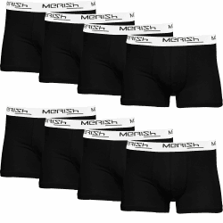 MERISH Boxershorts Herren 6-er /10-er / 15-er Pack S-5XL Unterwäsche Unterhosen Männer Men Retroshorts New 4XL 215b 8er Set Schwarz-weiß