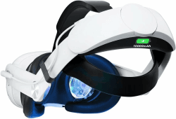 HATALKIN VR Headstrap mit 10000 mAh Akku Kompatibel mit Meta Quest 3/Quest 3S Zubehör, Leichtes als Ersatz Headstrap,Verstellbarer Schnell Aufladbare VR Headset für Oculus Quest 3/Quest 3S. Weiß