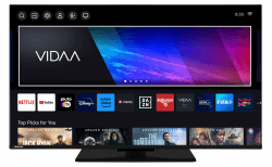 Toshiba 43 Zoll VIDAA TV Fernseher (4K UHD Smart TV, HDR Dolby Vision, Triple-Tuner, Bluetooth, Dolby Audio) 43UV3463DAW 4K UHD Mittelfuß 43 Zoll