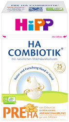 HiPP Milchnahrung HA Combiotik PRE HA Combiotik, 600g, 4er Pack (4 x 600g)