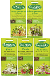 Rapunzel Sprossen Mix | Bio-Keimsprossen zum Selberkeimen | 5 Sorten, 200g