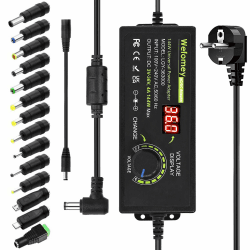Netzteil Universal Einstellbar 3V~36V Netzteiladapter 4A 144W Verstellbarer Netzadapter 100V-240V AC to DC mit LED Spannungsanzeige und 14 Tipps für 3V~36V Haushaltselektronik, 4000mA Max 3V-36V 4A 144W