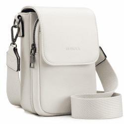 MUIIKOLA Handytasche zum Umhängen，RFID-Blockierung große Kapazität Handy Umhängetasche Damen Leder，Handytasche mit Geldbörse zum Umhängen，umhängetasche damen Breiter Gurt abnehmbarer Schultergur Z-beige