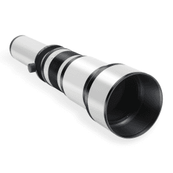 JINTU 650-1300mm f/8 HD Teleobjektiv für Canon EF Objektiv, Manuelles MF Telezoomobjektiv für T8i T7 T7i T6 SL3 SL2 4000D 2000D 850D 90D 80D 77D 70D 5D4 D3500 D850 D7500 D5600 D3400 D7200 D5500