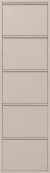 Kare Design Schuhschrank Caruso Creme, Metall, mit 5 Klappen, Schuhablage für 10 Paar Schuhe, schmal, platzsparend, hoch, Schuhregal, Eingangsbereich, 173x50x15 cm (H/B/T) Creme 5 Klappen