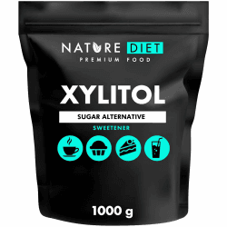 Nature Diet Xylitol, 1000 g | 100% natürlicher Ursprung | 100% Maiszucker Xylitol 1 kg (1er Pack)