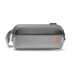 tomtoc Kompakt Sling Bag, Klein Schultertasche Umhängetasche Crossbody Bag für Herren Damen, 3 Liter Brusttasche Bauchtasche für Reise Travel Freizeit, Grau 3 Liter Grau
