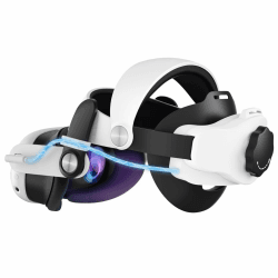 Adicop Elite Strap kompatibel mit Quest 3S/Quest 3 Built-in 8000mAh Akku für Verlängerte Spielzeit von 3-5 Stunden Schnell Aufladbare Verstellbarer Kopfband Verbesserte Unterstützung und Balance in VR