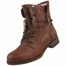 MUSTANG Damen Stiefelette gefüttert 39 EU Cognac