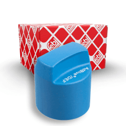 febi bilstein 170909 Tankdeckel für AdBlue®-Tank, 1 Stück, blau
