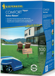 Kiepenkerl Profi-Line Comfort Robo-Rasensamen® 665804, 2 kg für 100 m² – Rasenmischung für Mähroboter, geeignet für kurze Mähintervalle & Mulchschnitte, schnellkeimend Robo-Rasen 2kg