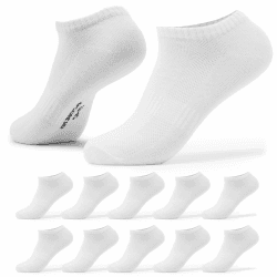 Occulto Damen Sneaker Socken 10er Pack (Modell: Diana) 39-42 Weiß