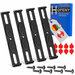Hofeny Kennzeichenhalter Unsichtbarer Rahmenlos Nummernschildhalter für jedes Auto, Kennzeichenhalterung Set für 2 Kennzeichen, Kennzeichentafeln für 110 mm Kennzeichenrahmen, Nicht für Österreich