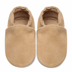 IceUnicorn Baby Lauflernschuhe Krabbelschuhe Baby Mädchen Jungen Lederschuhe Baby Weicher Leder Hausschuhe Baby Wildledersohlen Babyschuhe 18-24 Monate Khaki