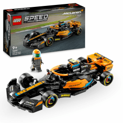 Lego Speed Champions McLaren Formel 1 Rennwagen 2023, Spielzeug für Kinder ab 9 Jahren, Jungen und Mädchen, die gerne selbstständig Spielen, baubares Fahrzeugmodell, Kinderzimmer-Dekoration 76919 Single