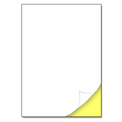 25 Blatt - Sticker Papier zum Bedrucken A4, Etiketten Selbstklebend Bedruckbar Aufkleber - 297 x 210mm Weiß 1 pro Blatt | 25 Blatt Angebot bei HelloDeals