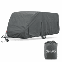 Wohnwagen Schutzhülle | 235 x 427-518 cm | 4 Schicht | 160 g/qm | Winter Schutz M 427-518 cm
