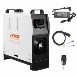 VEVOR 5–8 kW Dieselheizung, Diesel-Luftheizung All-in-One mit Fernbedienung & LCD-Bildschirm, Schnelles Aufheizen, Geringe Geräuschentwicklung, Tragbare Dieselheizung für LKW, Transporter, Wohnmobil Horizontale 220V 5-8KW Grundmodell