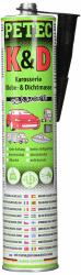 Petec 94730 K&D Karosserie Klebe und Dichtmasse schwarz, 310 ml 310 ml (1er Pack) Schwarz