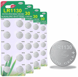 GutAlkaLi 40 Stück AG10 LR1130 1.5V Alkaline Knopfzelle Batterien Ohne Quecksilber LR1130-40 Stück