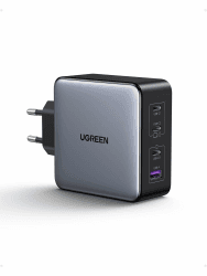 UGREEN USB-C Ladegerät, Nexode X 160W PD 3.1 Netzteil 140W GaN Charger 4-Port Schnellladegerät PPS 45W Kompatibel mit MacBook Pro 16“ 2021, iPhone 16 Pro Max, 16 Pro, Galaxy S24 Ultra, Vision Pro