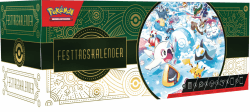 Pokémon-Sammelkartenspiel Festtagskalender (8 holografische Promokarten, 5 Boosterpacks, 7 Funpacks & Accessoires)