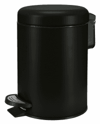 Kosmetikeimer One, Farbe: Schwarz, Material: Edelstahl/PP, Größe: Eimer 3 Liter 16,8 cm x 25 cm