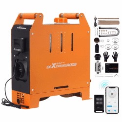 maXpeedingrods Standheizung Diesel mit Bluetooth App, 5KW 12V Geräuscharmer Betrieb Dieselheizung, Kontrolle Fernbedienung und LCD-Schalter für Wohnmobil Auto PKW LKW Caravans