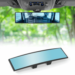 URAQT Auto Rückspiegel,310 mm x 8.5 mm Universal Innenspiegel Panorama Blendschutz Auto Innen Rueckspiegel Große Vision Weitwinkel Panorama Hohe KlarheitAuto Spiegel für Auto SUV CRV Vans Trucks