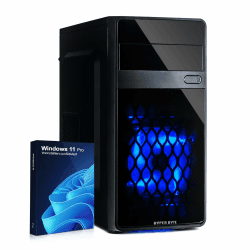 HYPER BYTE® Office PC – Computer mit Intel Quad Core i7 mit 3,9 GHz | 32 GB RAM | 1 TB SSD Festplatte | Win 11 Pro | WLAN | DVD+RW | USB 3.0 | High End Office Tower-Pc Intel i7 | 32GB RAM | 1000 GB SSD