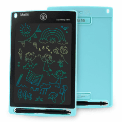 mafiti LCD Schreibtafel für Kinder, Handschrift Notizblock, Zeichnung Boards Schreibtafel für Kinder, Doodle Board, Writing Tablet für Kinder Erwachsene Home School Office (8,5 Zoll Cyan) Multicolor