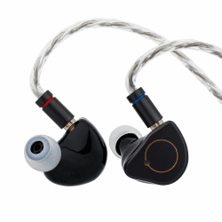 LINSOUL SIMGOT SuperMix 4 1DD+1BA+1Planar+1PZT Hybrid-Treiber Kopfhörer, HiFi In Ear Monitor IEM, kabelgebundene Gaming Ohrhörer mit OFC versilbertem Kabel für Musiker Audiophile