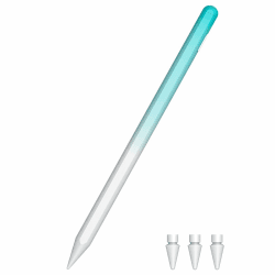 Pencil 1. Generation für Apple iPad (2018-2024), Stylus Stift mit Schnellaufladung Palm Rejection Neigungssensitivität, Stylus Pen für Apple iPad Pro M4/Air M2, iPad/iPad Pro/iPad Mini/iPad Air grünfarbverlauf