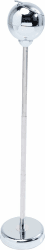 Kare Design Standascher Spheric, Chrom, Aschenbecher, Outdoor geeignet, höhenverstellbar, 72x14x14 cm (H/B/T) Chrom Outdoor