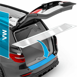 uProtect Auto Ladekantenschutz Folie für VW T-Cross C1 I 2019-2024 - Stoßstangenschutz, Kratzschutz, Lackschutzfolie - Transparent glänzend Selbstklebend für T-Cross C1 I 2019 - 2024 Transparent glänzend