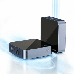 DreamQuest Mini PC Windows 11 32GB RAM 1TB M.2 SSD, Intel N95 (bis zu 3.40GHz) Desktop Computer Micro Business PC Support 4K HDMI Triple Monitor,2X Gigabit,USB3.2x4/WiFi 5/BT4.2 for Office XSmall