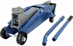 cartrend Hydraulischer Rangierwagenheber 774001, Tragkraft bis 2t, 135-342 mm, Rangierheber für Auto und Kleintransporter, Wagenheber für Haus und Werkstatt, gefertigt aus Qualitätsstahl